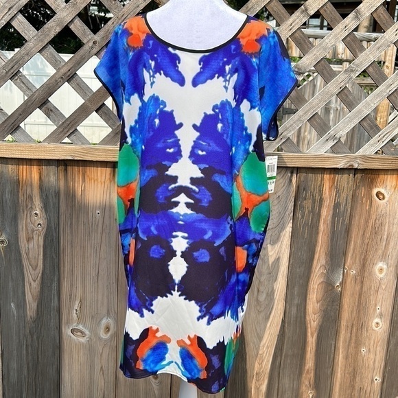 bar III Watercolor Print Dress – Colorful Lightweight NWT - Picture 5 of 6